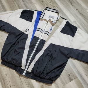 VINTAGE WINDBREAKER IXSPA JACKET SIZE LARGE UNISEX